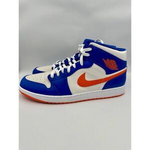 Nike Air‎ Jordan 1 Mid FD1029-400 Knicks Wheaties Phantom Knicks Shoes SZ 17 NEW